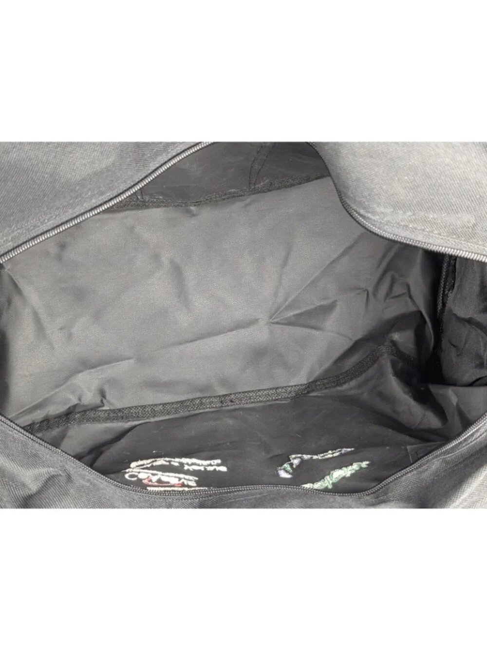 Flying Pig Marathon Cincinnati Ohio Workout Bag Duffel Tote Black Runner Zip Gym